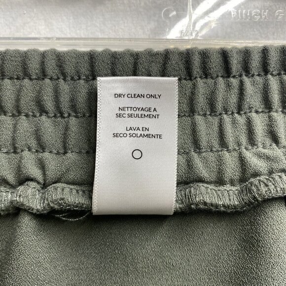 SPLENDID High-Rise Elastic Waist Joggers Pants Women Small Green Side Pockets - Picture 11 of 16